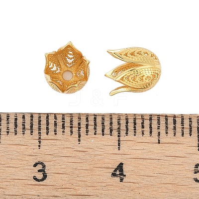 925 Sterling Silver Bead Caps STER-P060-12G-1