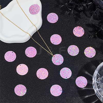 500Pcs Plastic Pendants KY-GF0001-72C-1