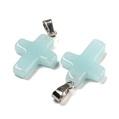Synthetic Luminous Stone Dyed Pendants G-H308-06P-09-1
