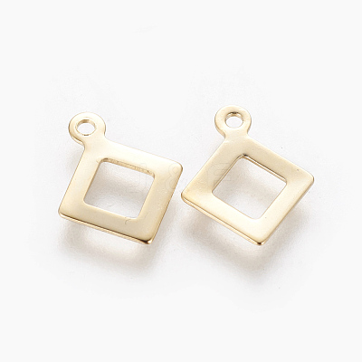 304 Stainless Steel Charms STAS-L233-027G-1