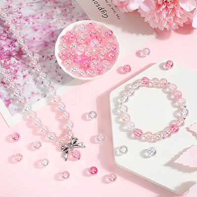 Transparent Acrylic Beads MACR-SP0001-17A-1