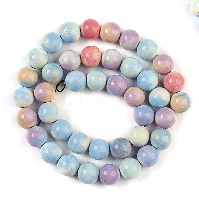 Natural Rainbow Alashan Agate Beads Strands G-G806-04-10mm-01-1