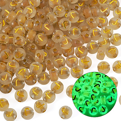 50G Luminous Transparent Acrylic Beads OACR-TAD0001-01J-1