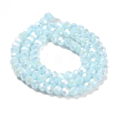 Opaque Glass Beads Stands LS-EGLA-A035-P4mm-B10-1