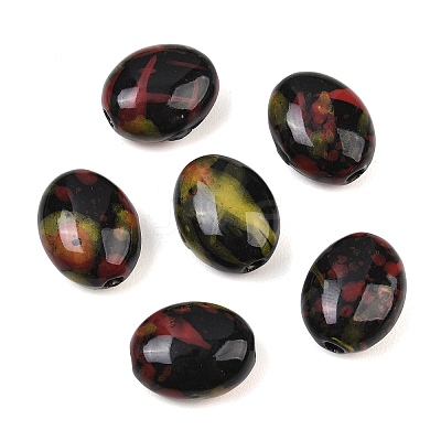 Handmade Porcelain Beads X-PORC-S496-P06-1