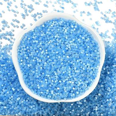 Imitation Cat Eyes Glass Seed Beads SEED-H003-03W-1