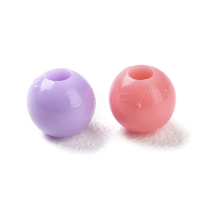 Opaque Acrylic Beads SACR-A006-07-1