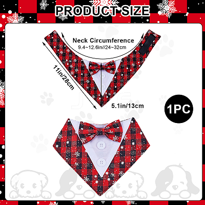 Polyester Pet Handkerchi AJEW-WH20009-28D-1