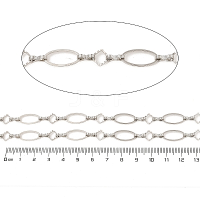 Rack Plating Brass Link Chains CHC-M026-03P-02-1