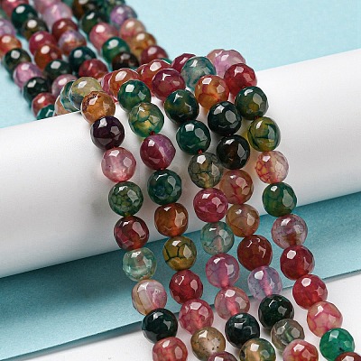 Natural Agate Beads Strands X-G-C082-A01-13-1