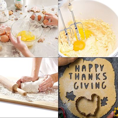 Non-Tarnish Thanksgiving 430 Stainless Steel Cookie Mold DIY-E068-01P-01-1