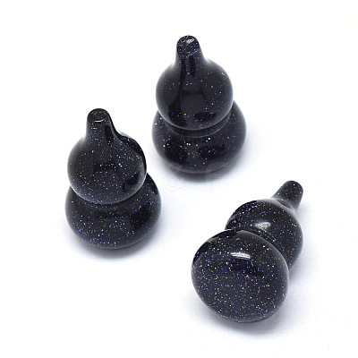 Synthetic Blue Goldstone Beads G-P415-45B-02-1