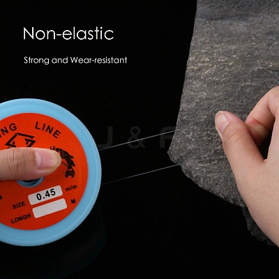 Transparent Fishing Thread Nylon Wire EC-L001-0.45mm-01-1