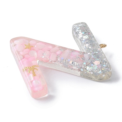 Resin Pendants RESI-B029-01P-Z-1