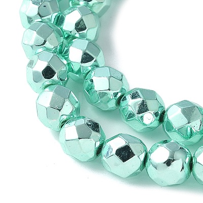 Electroplated Synthetic Non-magnetic Hematite Beads Strands G-B132-B01-01E-1