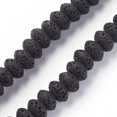 Natural Lava Rock Beads Strands G-F671-01A-14-1