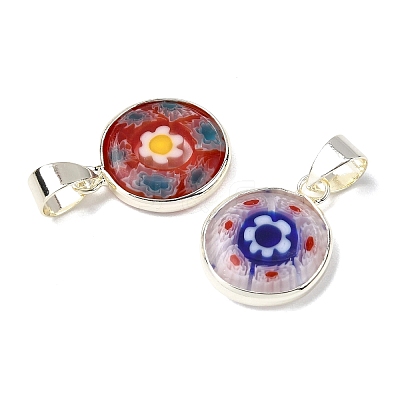 Handmade Lampwork Pendants LAMP-D002-03A-S-1