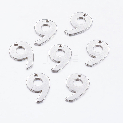 Tarnish Resistant 201 Stainless Steel Pendants STAS-F128-01P-9-1