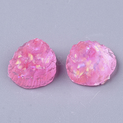Transparent Epoxy Resin Cabochons CRES-T020-01C-1