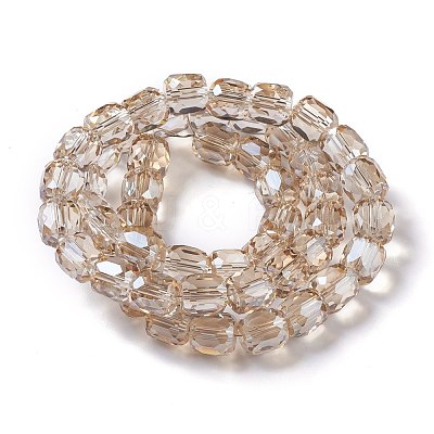Electroplate Glass Beads GLAA-F108-13A-04-1