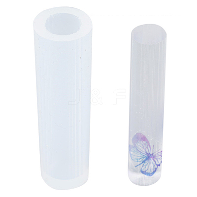 Tube Shape DIY Silicone Molds AJEW-P039-05-1