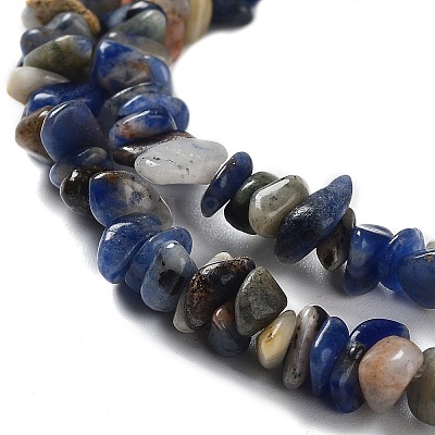 Natural Sodalite Beads Strands G-E607-A11-1