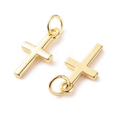 Brass Pendants KK-P208-02G-RS-1