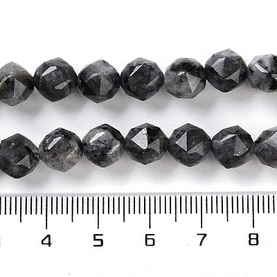 Natural Larvikite Beads Strands G-NH0021-A04-01-1
