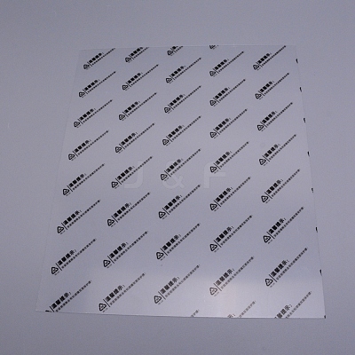 Transparent Plastic Board with Protective Paper for Photo Frame Replacement DIY-WH0190-86G-1