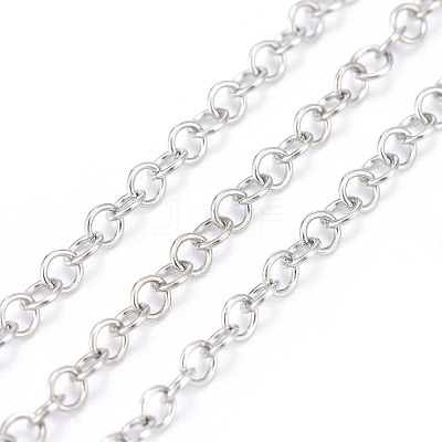 Tarnish Resistant 304 Stainless Steel Rolo Chains CHS-F011-08B-P-1