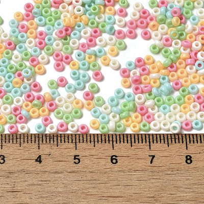 Baking Paint Glass Seed Beads SEED-P006-03A-16-1