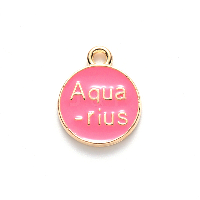Alloy Enamel Pendants ENAM-S124-01B-03J-1