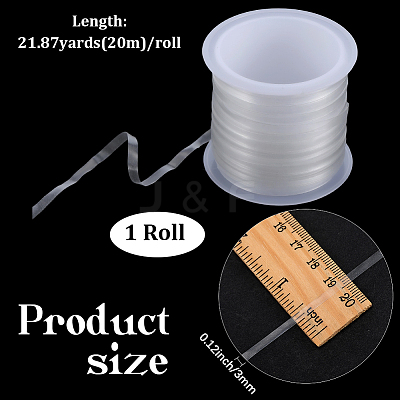 PP Plastic Elastic Cord OCOR-WH20001-82B-1