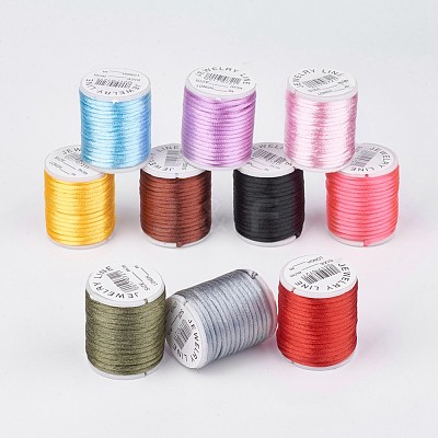 Nylon Satin Rattail Cords NWIR-G017-B-1