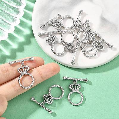 SHEGRACE Crown Brass Toggle Clasps XGRQ58345-787P-1