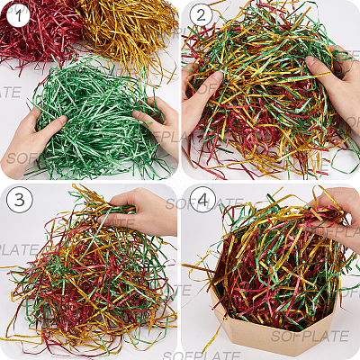 Raffia Crinkle Cut Paper Shred Filler DIY-SP0002-39-1