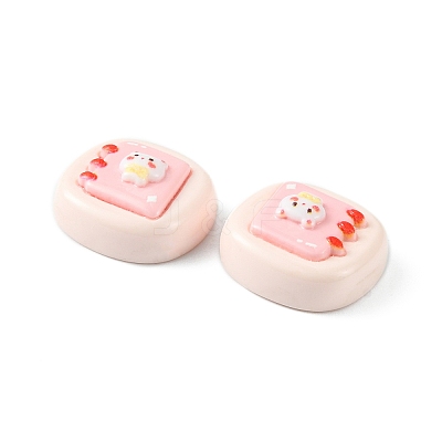 Opaque Cute Cartoon Resin Cabochons CRES-O006-06C-1