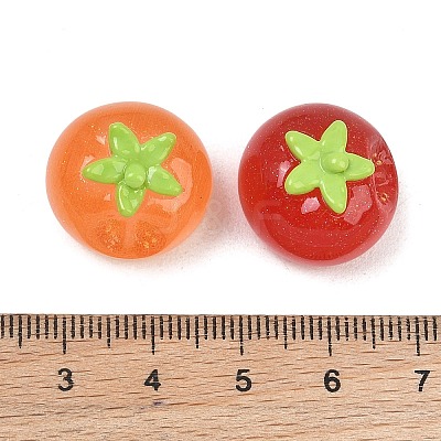 Luminous Resin Imitation Vegetable Cabochons RE-CBA8643-01-1