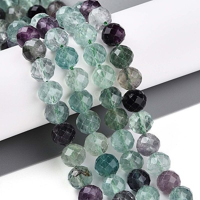 Natural Fluorite Beads Strands G-T140-19B-1