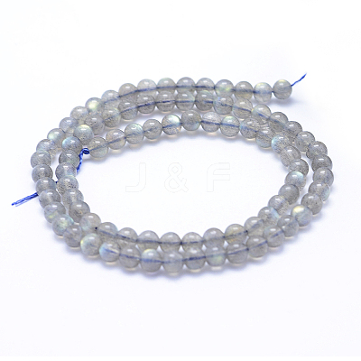 Natural Labradorite Beads Strands LS-G-P342-09A-5mm-A++-1