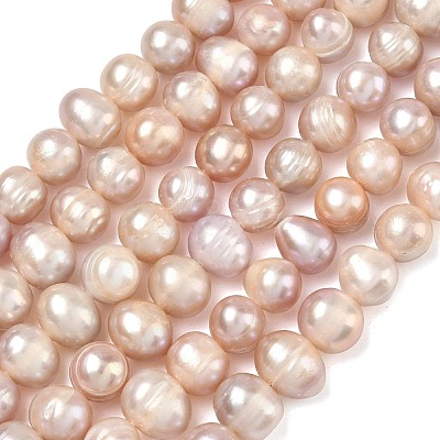 Natural Cultured Freshwater Pearl Beads Strands PEAR-L034-12C-1