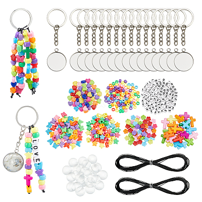 DIY Keychain Making Kits DIY-PH0034-17-1