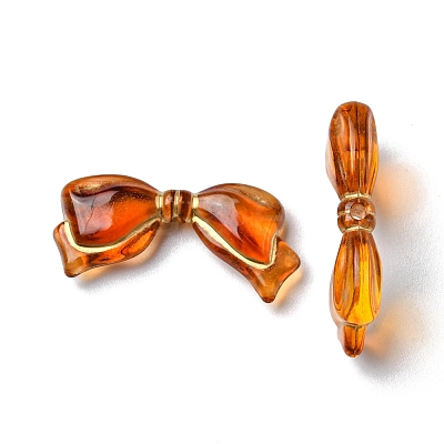 Imitation Amber Transparent Acrylic Beads MACR-D071-02A-1