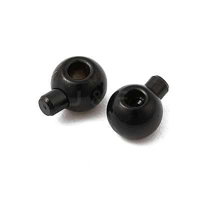 304 Stainless Steel Crimp Beads STAS-G361-02B-1