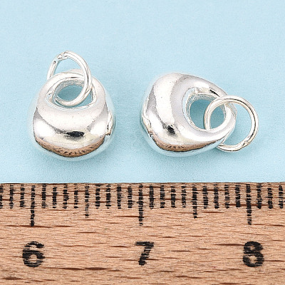 925 Sterling Silver Longevity Lock Charms STER-T008-30S-02-1
