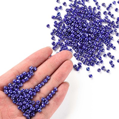 6/0 Glass Seed Beads SEED-US0003-4mm-128-1