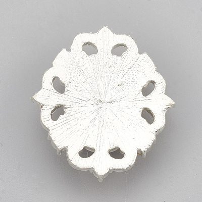 Alloy Acrylic Rhinestone Cabochons X-RB-N050-01-23S-1