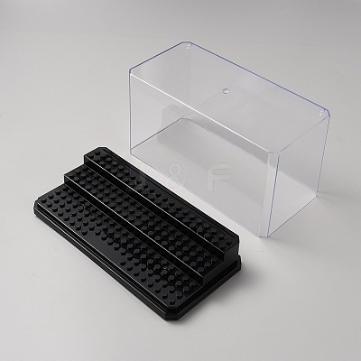 3-Tier Plastic Action Figures Display Case ODIS-WH0002-99-1
