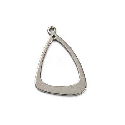 304 Stainless Steel 2-Loop Link Pendants STAS-WH0017-015-1