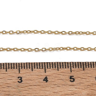 1.5MM 304 Stainless Steel Cable Chain Necklaces for Women SA-CBACA62-02G-1